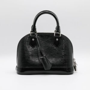 Louis Vuitton Black Electric Epi Leather Alma BB Bag