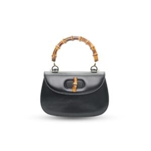 Black Bamboo Handbag