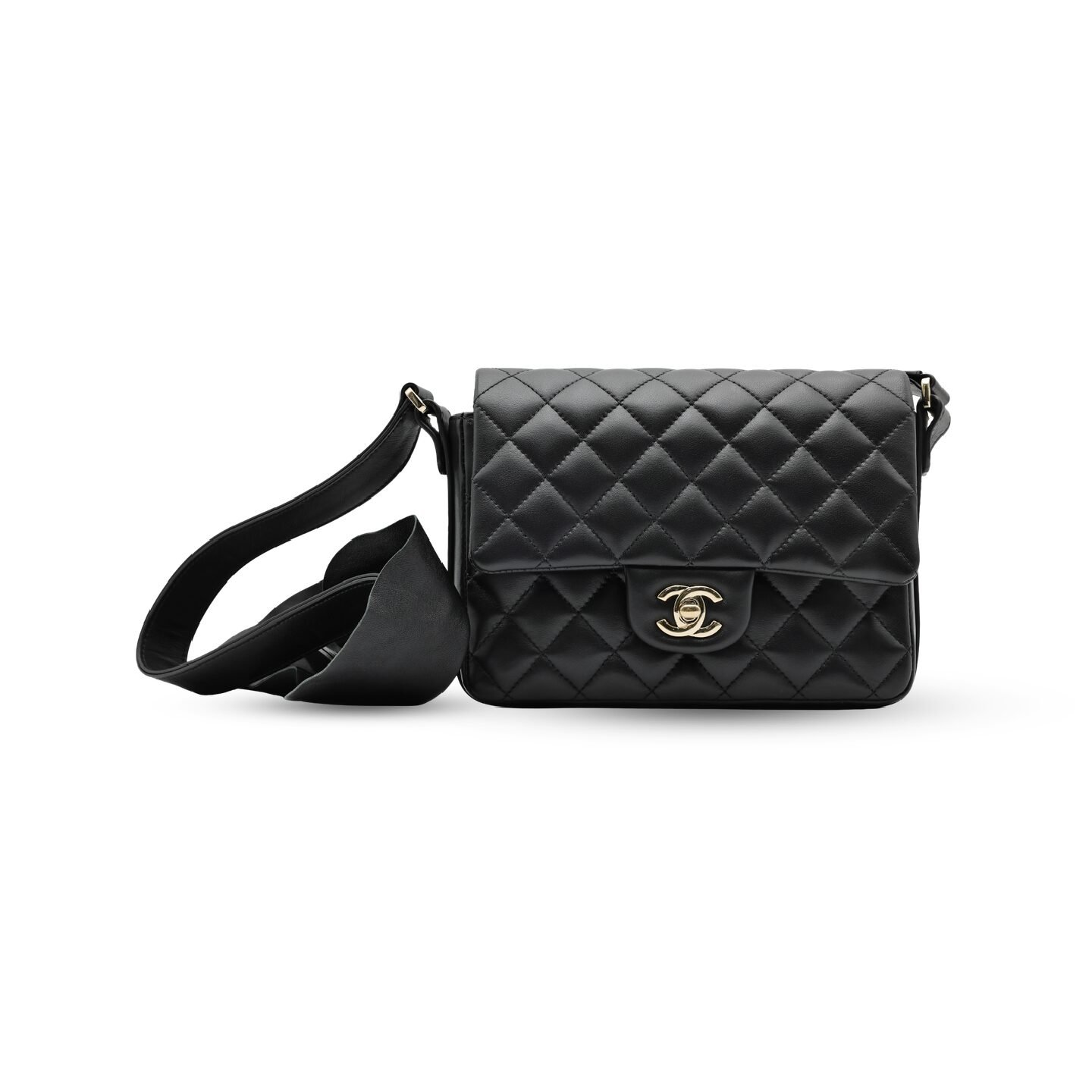 Chanel Bolero De Chanel Black Quilted