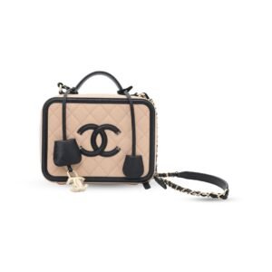 Chanel CC Filigree Vanity Case