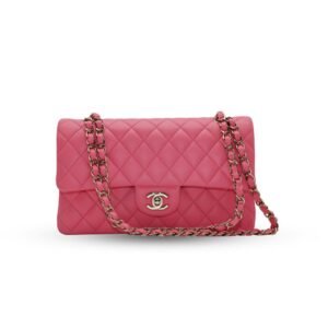 Chanel Classic Flap Mini Pink Lambskin Gold Hardware