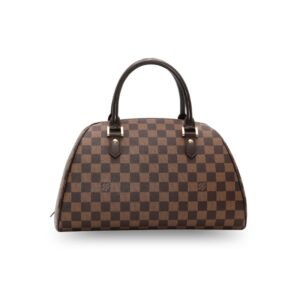 Louis Vuitton Damier Ebene Ribera MM Handbag Brown