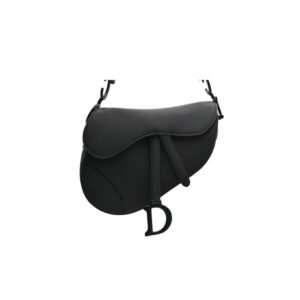 Dior Saddle Bag in Black Ultramatte Calfskin Leather