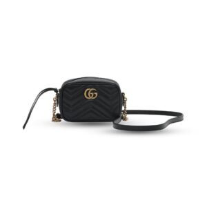 Gucci GG Marmont Small Black Leather