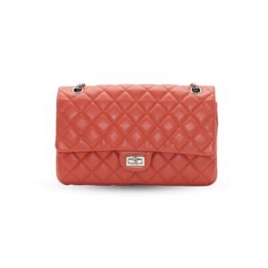 Chanel 2.55 Reissue Red Quilted Leather Silver Hardware