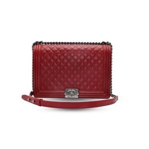 Chanel Le Boy Red New Medium