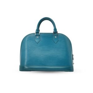 Louis Vuitton Epi Cyan Leather Alma PM Silver Hardware