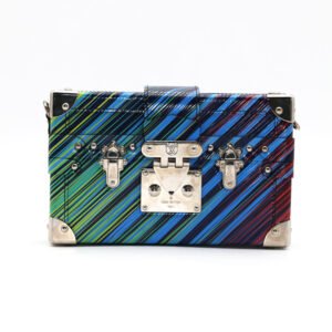 Louis Vuitton Tropical Epi Petite Malle 2017 Cruise Collection Vibrant Striped Blue Leather