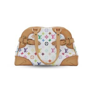 Louis Vuitton Claudia Monogram White Multrcolor Gold Hardware