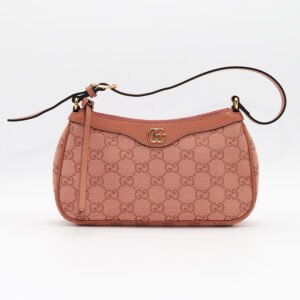 Gucci Ophidia Small Pink Monogram GG Canvas Rose Gold Hardware