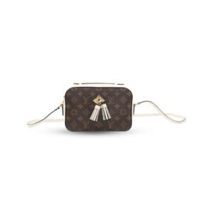 Louis Vuitton Siantonge Monogram Canvas Cream Calfskin Leather Trim Gold Hardware
