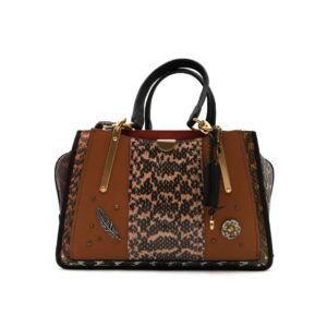 Coach Restored Dreamer 36 Brown Colorblock
